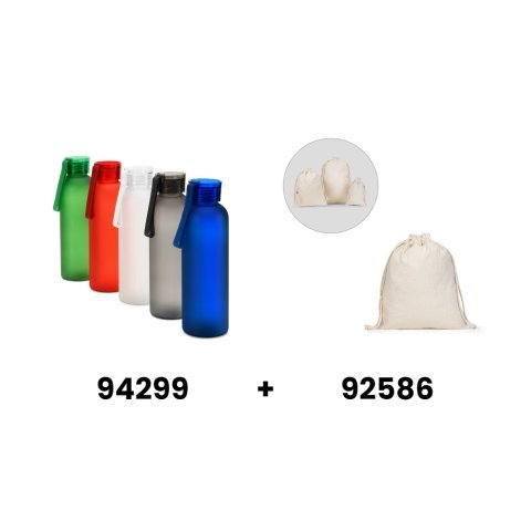 RIO rPET. &Uacute;jrahasznos&iacute;tott PET (100% rPET) palack matt kivitelben 600 ml