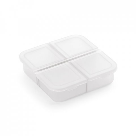 ROBERTS. Pastillero con 4 separadores - Blanco