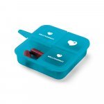 ROBERTS. Pastillero con 4 separadores - Azul claro