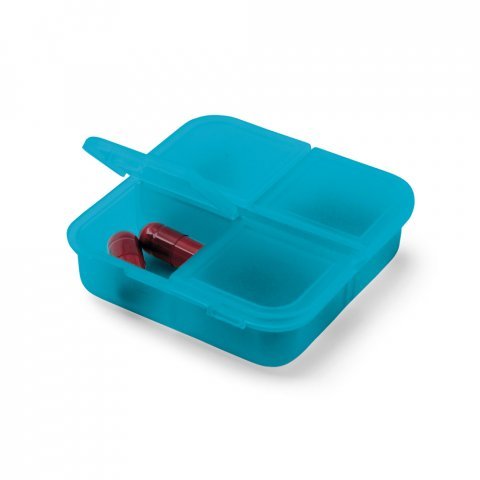 ROBERTS. Pastillero con 4 separadores - Azul claro