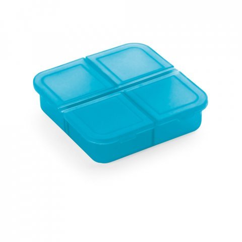 ROBERTS. Pastillero con 4 separadores - Azul claro