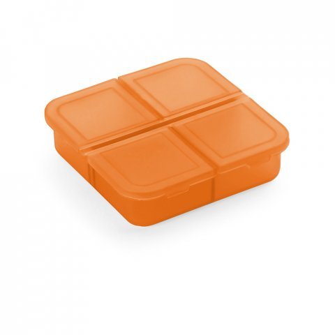 ROBERTS. Pastillero con 4 separadores - Naranja