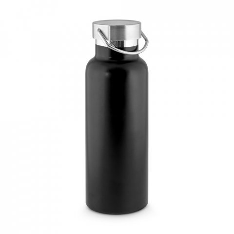 DUPLANTIS. Бутилка от неръждаема стомана (36% рециклирана) с вакуумна изолация 810 мл - черно