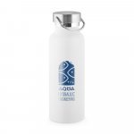 DUPLANTIS. Бутилка от неръждаема стомана (36% рециклирана) с вакуумна изолация 810 мл - бял