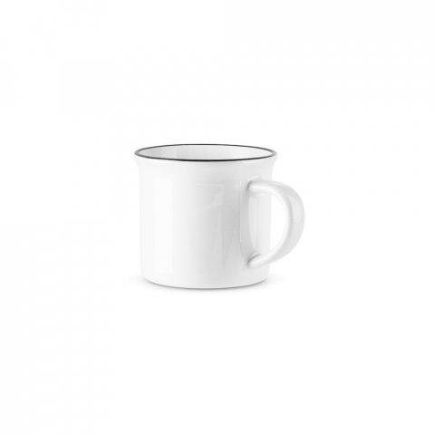 SELDEN. Tazza in ceramica adatta alla sublimazione 280 mL - Bianco