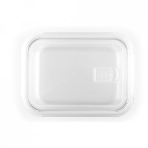 QUORIN. Obědov&aacute; krabička. Hermetick&yacute; box z borosilik&aacute;tov&eacute;ho skla 1 L - B&iacute;l&aacute;