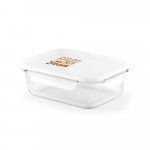 QUORIN. Obědov&aacute; krabička. Hermetick&yacute; box z borosilik&aacute;tov&eacute;ho skla 1 L - B&iacute;l&aacute;