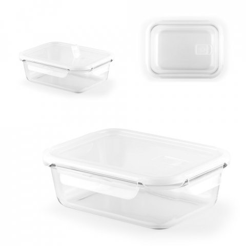 QUORIN. Obědov&aacute; krabička. Hermetick&yacute; box z borosilik&aacute;tov&eacute;ho skla 1 L