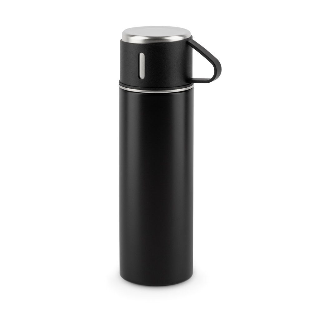 COMANECI. Borraccia in acciaio inox con doppia parete (90% riciclato) con finitura opaca 490 mL