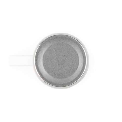 COMANECI. Двустенна бутилка от неръждаема стомана (90% рециклирана) с матово покритие 490 мл - бял