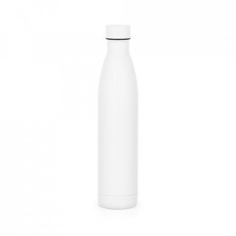 RE-BUFFON XL II. Sticlă din oțel inoxidabil cu perete dublu (90% reciclat) 1L - Alb