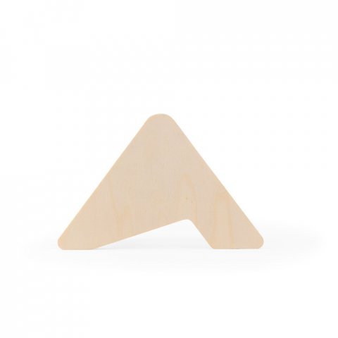 PLYCORK. Plywood stand with 6 cork coasters - Natural