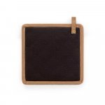 CLOVES. Potholder in canvas cotton (275 g/m&sup2;) - Black