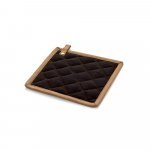 CLOVES. Potholder in canvas cotton (275 g/m&sup2;) - Black