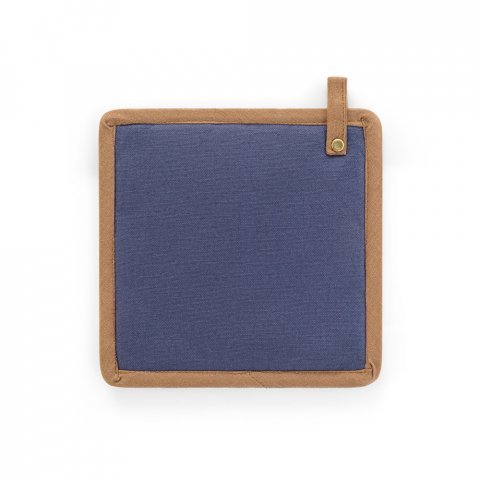 CLOVES. Potholder in canvas cotton (275 g/m&sup2;) - Blue