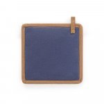 CLOVES. Potholder in canvas cotton (275 g/m&sup2;) - Blue