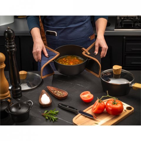 CLOVES. Potholder in canvas cotton (275 g/m&sup2;)