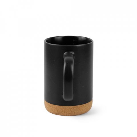 CONSTELLATION CORK. Keramikbecher mit Korkboden 320 ml - Schwarz