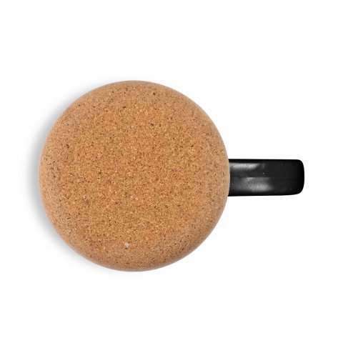 CONSTELLATION CORK. Keramikbecher mit Korkboden 320 ml - Schwarz