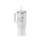 JOYNER XL. Velika putna &scaron;olja od nerđajućeg čelika (91% reciklirana) sa vakuumski izolovanim dvostrukim zidom i mat zavr&scaron;nom obradom 1300 ml - Bela