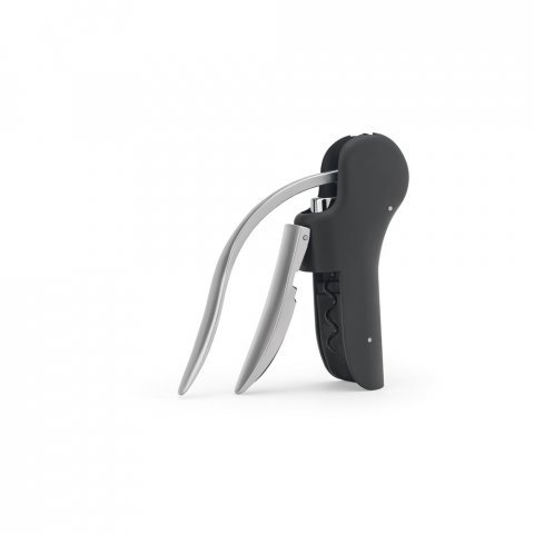 LAGREIN. Тирбушон от ABS и цинк с автоматичен лост за лесно отваряне - черно