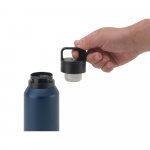 NICKLAUS. Sticlă din oțel inoxidabil (91% reciclată) cu perete dublu izolat &icirc;n vid 590 ml - Albastru marin