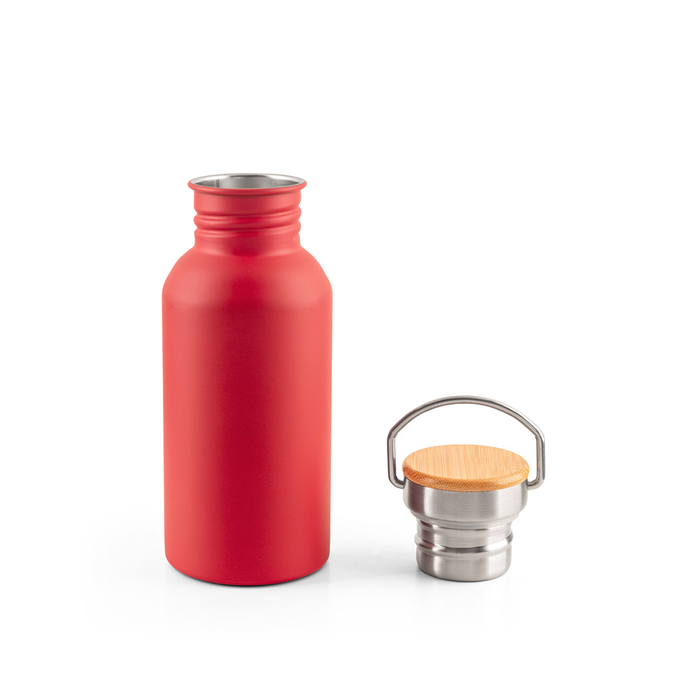 EWING. Bottiglia in acciaio inossidabile (90% riciclato)a parete singola