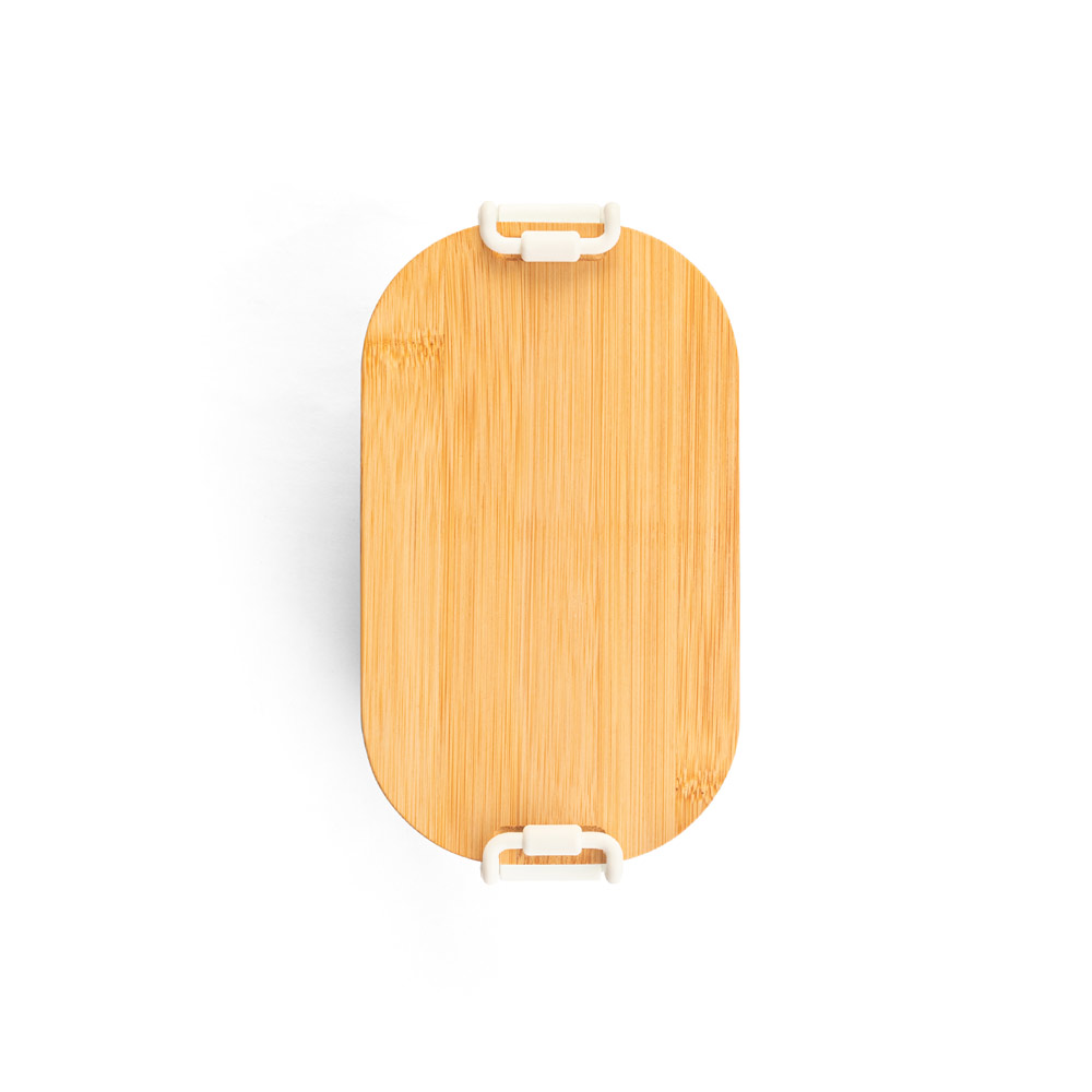 MAHLEB. Contenitore ermetico in PP con coperchioin bambù