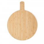 CHEESANO. Rundt serveringsbr&aelig;t af bambus - Naturlig