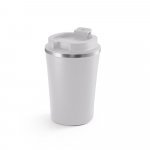 PHELPS CERAMIC. Cana de călătorie din oțel inoxidabil cu finisaj interior din ceramică, 470 ml - Gri deschis