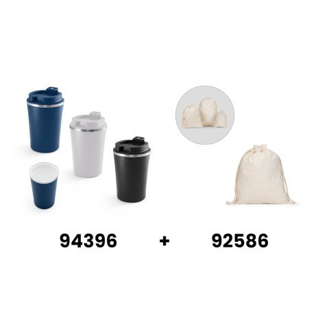 PHELPS CERAMIC. Termosmugg i rostfritt st&aring;l med keramisk insida 470 ml