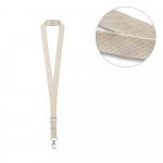 BALLINA. Lanyard &alpha;&pi;ό 100% &beta;&alpha;&mu;&beta;ά&kappa;&iota; &mu;&epsilon; &mu;&epsilon;&tau;&alpha;&lambda;&lambda;&iota;&kappa;ό &kappa;&alpha;&rho;&alpha;&mu;&pi;ί&nu;&epsilon;&rho;