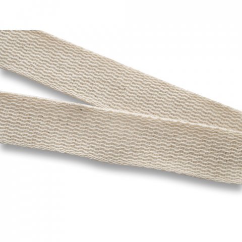 HEATHROW. 100% cotton lanyard - Light natural