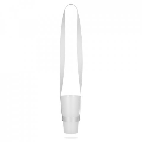 SHEFFIELD. SET Lanyard SUBLIMATION Long II (20 mm) Duo with sublimation lanyard Cup Holder - 301 - White