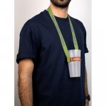 SHEFFIELD. SET Lanyard SUBLIMATION Long II (20 mm) Duo with sublimation lanyard Cup Holder - 301 - White