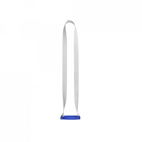 BOLTON. SET Șnur SUBLIMARE Lung II (20 mm) Duo cu suport de pahare din silicon - 303 - Albastru