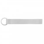 SLOUGH. SET Lanyard SUBLIMATION Short II (20 mm) in recycled polyester (100% rPET) with ring &Oslash; 32 mm - 301 - White