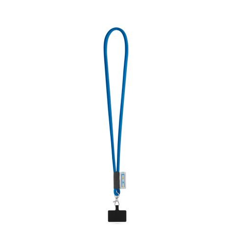 GOSPORT. SET Tub Lanyard Lung (&Oslash; 7 mm) cu carabinier de 9 mm și suport pentru telefon mobil - 303 - Albastru