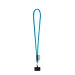 GOSPORT. SET Tub Lanyard Lung (&Oslash; 7 mm) cu carabinier de 9 mm și suport pentru telefon mobil - 304 - Albastru deschis