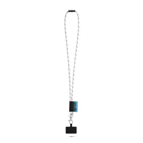 STAFFORD. SET Lanyard NAUTIC Long (&Oslash; 7 mm) with Hook Trigger Snap 9 mm and smartphone holder - 301 - White