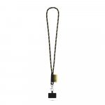 STAFFORD. SET Lanyard NAUTIC Long (&Oslash; 7 mm) with Hook Trigger Snap 9 mm and smartphone holder - Black/Yellow