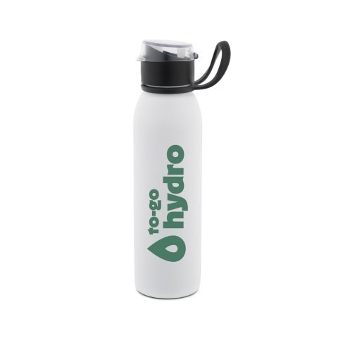 LEMIEUX. Sportflasche aus Edelstahl (90 % recycelt) 670 ml - Wei&szlig;