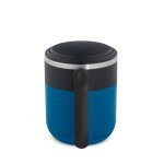 MALDINI. Reisebecher mit Innenwand aus Edelstahl und matter Oberfl&auml;che, 400 ml - Blau