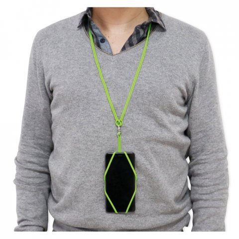 NICOLAUS. Suport pentru card cu suport pentru smartphone - Verde deschis