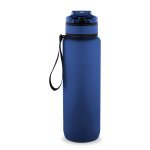 ERIKSSON. Sticlă fabricată din PET reciclat (100% rPET), cu citate motivaționale și ore care te &icirc;ncurajează să bei apă și să te hidratezi pe tot parcursul zilei - Albastru