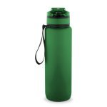 ERIKSSON. Sticlă fabricată din PET reciclat (100% rPET), cu citate motivaționale și ore care te &icirc;ncurajează să bei apă și să te hidratezi pe tot parcursul zilei - Verde