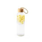 CROSBY. Glasflasche mit Bambusdeckel, 520 ml - Natur