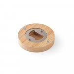 AMCHUR. Untersetzer aus Bambus mit Flaschen&ouml;ffner - Natur