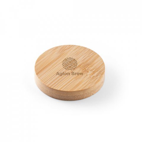 AMCHUR. Untersetzer aus Bambus mit Flaschen&ouml;ffner - Natur