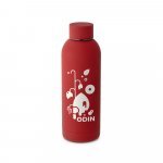 ODIN. Borraccia in acciaio inox (riciclata al 36%) con finitura in gomma 550ml - Bordeaux
